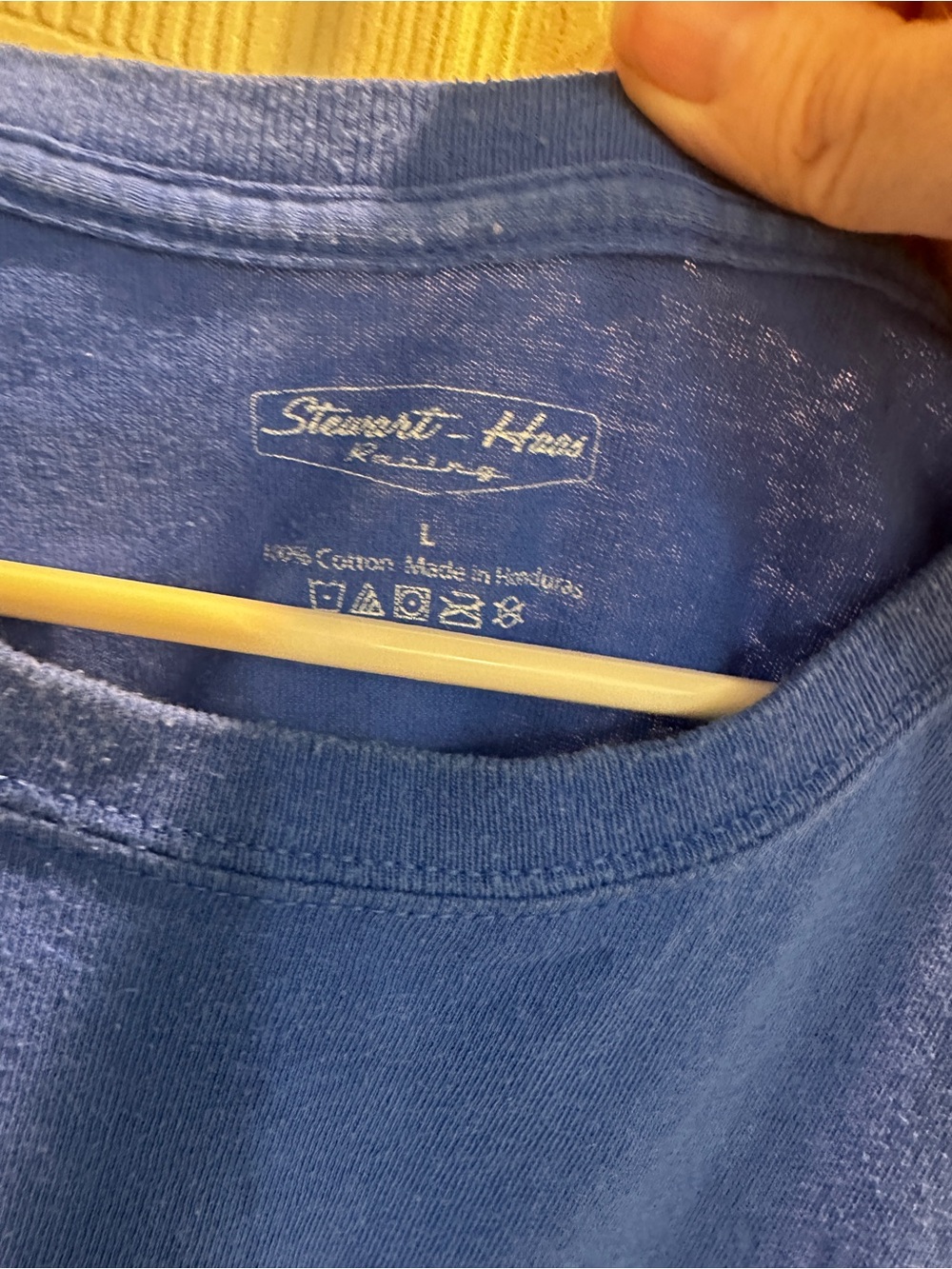Blue Short Sleeve Racing Graphic Tee - Picture 2 of 4